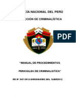 Manual de Procedimiento Criminalisticos