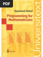 Programming For Mathematicians