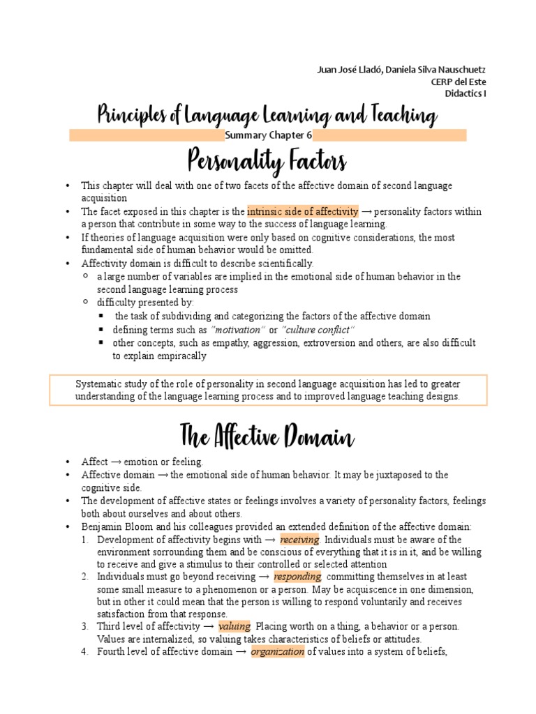 Self-Esteem in Language Learning | PDF | Empathy | Self Efficacy