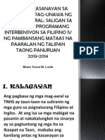 Antas NG Kasanayan Sa Pagbasa at Pag-Unawa NG