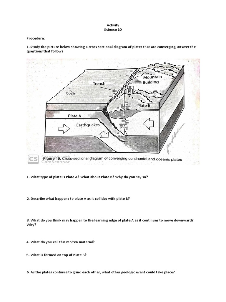 Activity Grade 10 Science Plates | PDF | Science & Mathematics