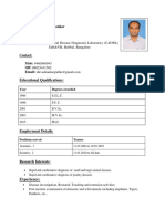 Name: Dr. B.P. Shivashankar Designation: Scientist-2 Section/division: Central Disease Diagnostic Laboratory (CADDL)