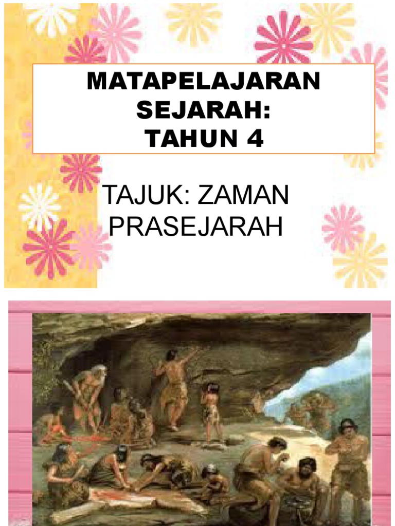 Zaman Prasejarah Pdf