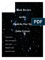 A Book Review On The Fault in Our Stars (John Green) : Group Names
