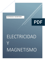 Principios de Electricidad y Magnetismo y Electrostatica