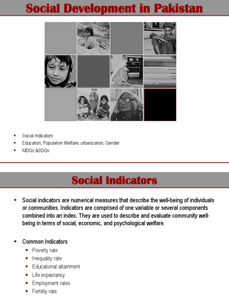 L5 - Social Development in Pakistan | PDF | Millennium Development ...