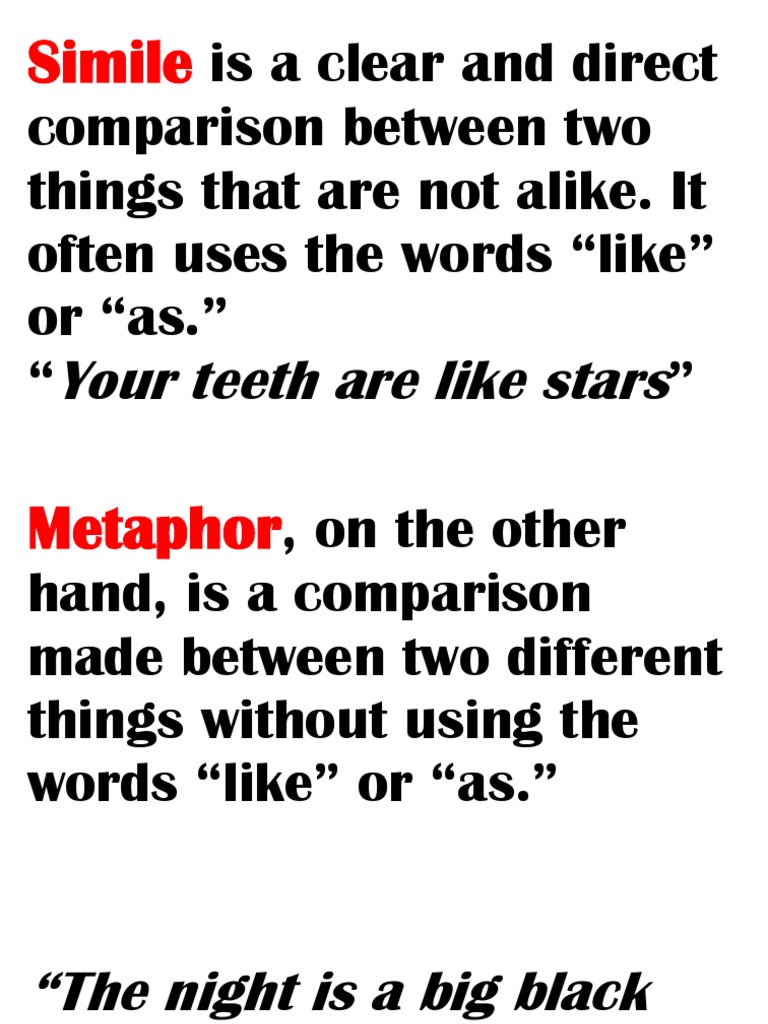 What Are Similes? Definition and Examples intelligence overview