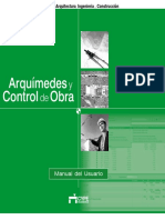 Arquímedes y Control de Obra - Manual Del Usuario