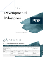 Developmental Milestones: © 2019 Kids OT Help - All Rights Reserved