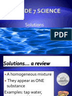 Solute and Solvent Activity Worksheet | PDF | Solution | Concentration