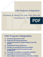 CCSA Domain II - CSA Program Integration