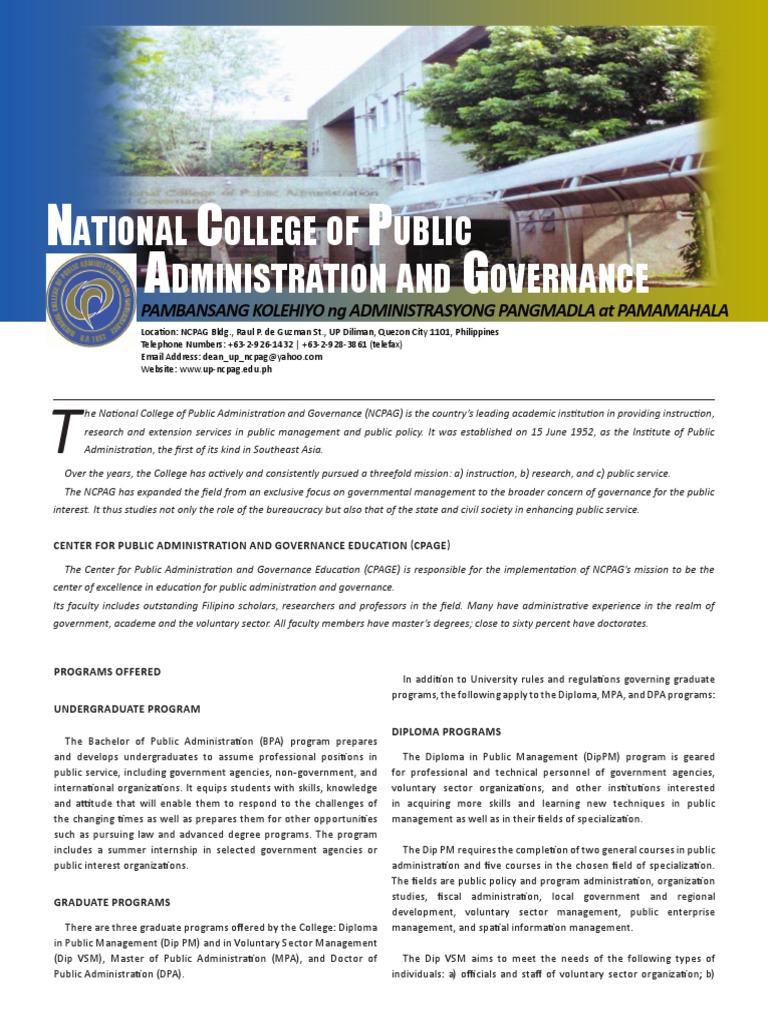 Public administration thesis picture