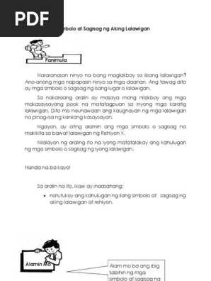 Ang Mga Natatanging Simbolo At Sagisag Ng Aking Lalawigan