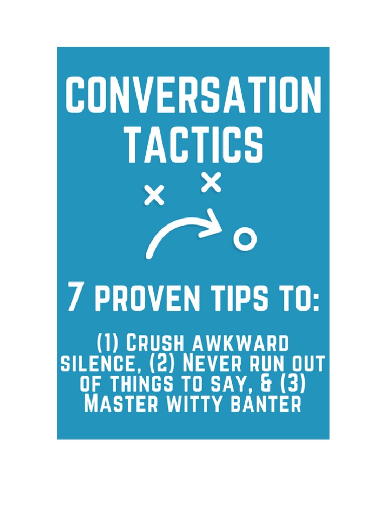 Great Conversation 7 Steps Pdf Pdf Conversation Emotions