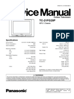 Panasonic Tc-21fg20p Gp31 Service Manual