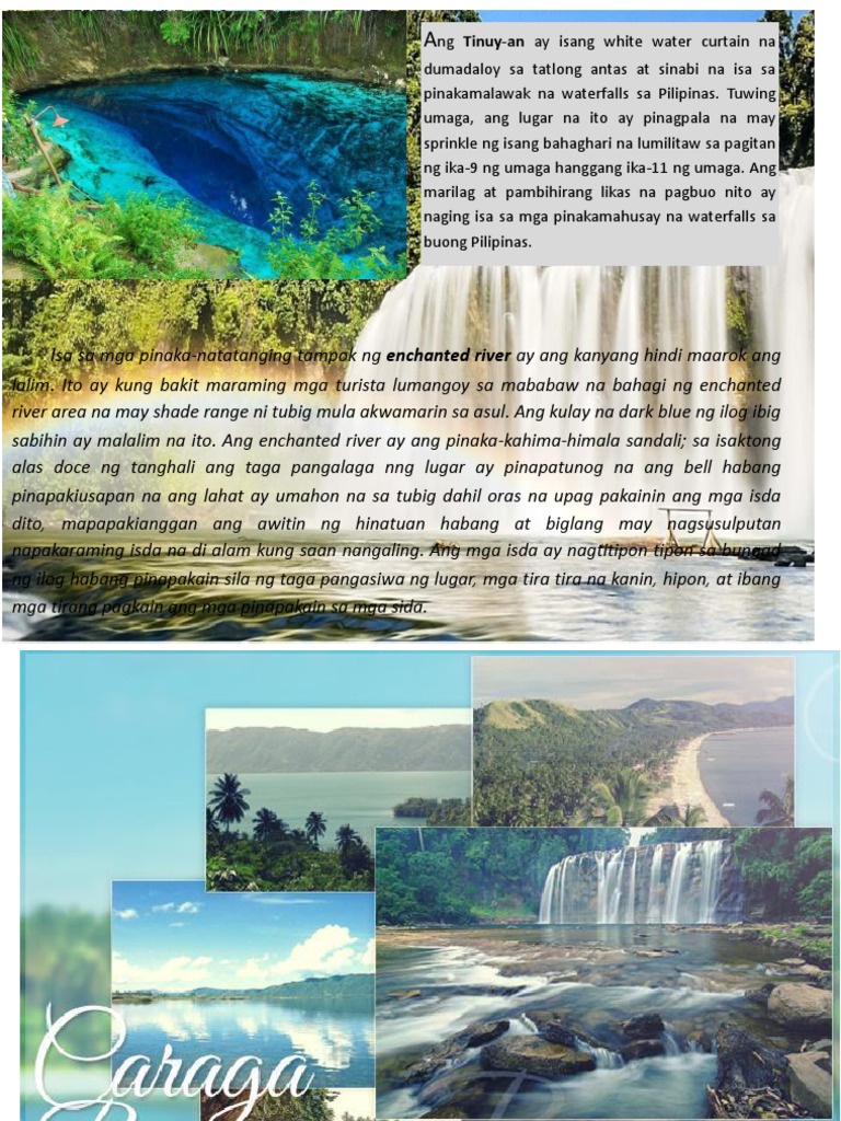 travel brochure mindanao example
