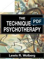 Techniques of Psychotherapy