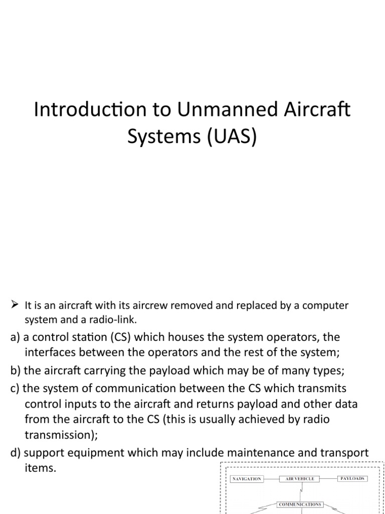 Overview of Unmanned Aircraft Systems | PDF | Unmanned Aerial Vehicle ...