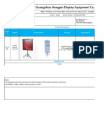 Guangzhou Hangpai Display Equipment Co.,Ltd: Proforma Invoice