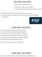 Cube and Cube Roots