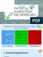 Physical Examination of The Newborn