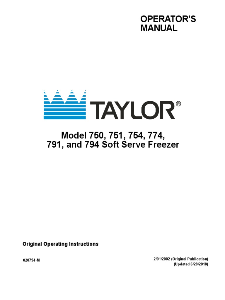Operator'S Manual: Original Operating Instructions | PDF | Electrical ...