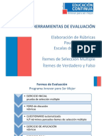 Herramientas de evaluación