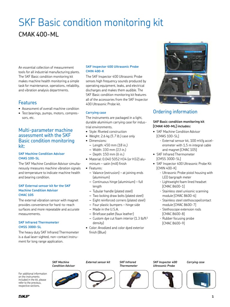 Basic Condition Monitoring Kit | PDF | Ultrasound | Applied And ...