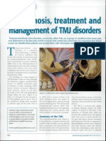 Diagnosis, Treatment and Management of TMJ Disorders