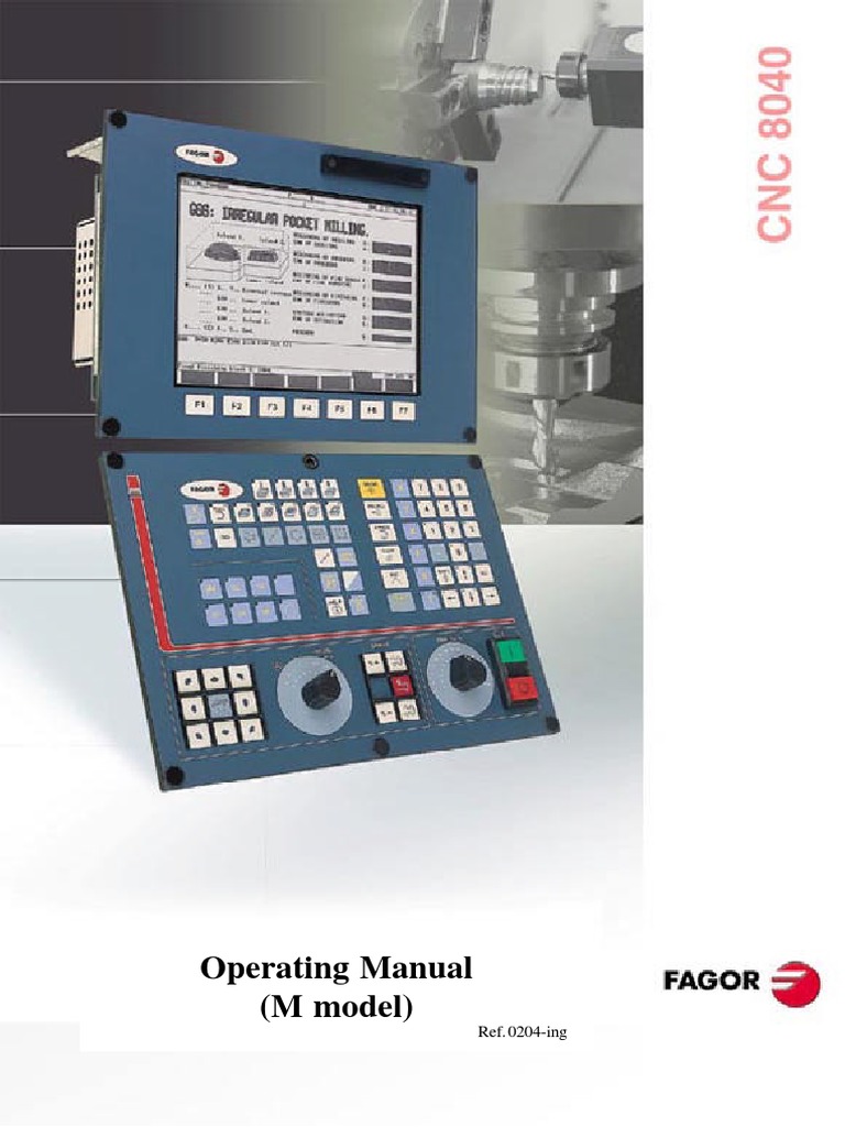 Man 8040m User | PDF | Numerical Control | Computer Keyboard