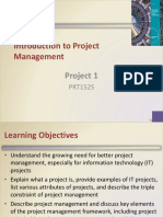 Intro To Project Management