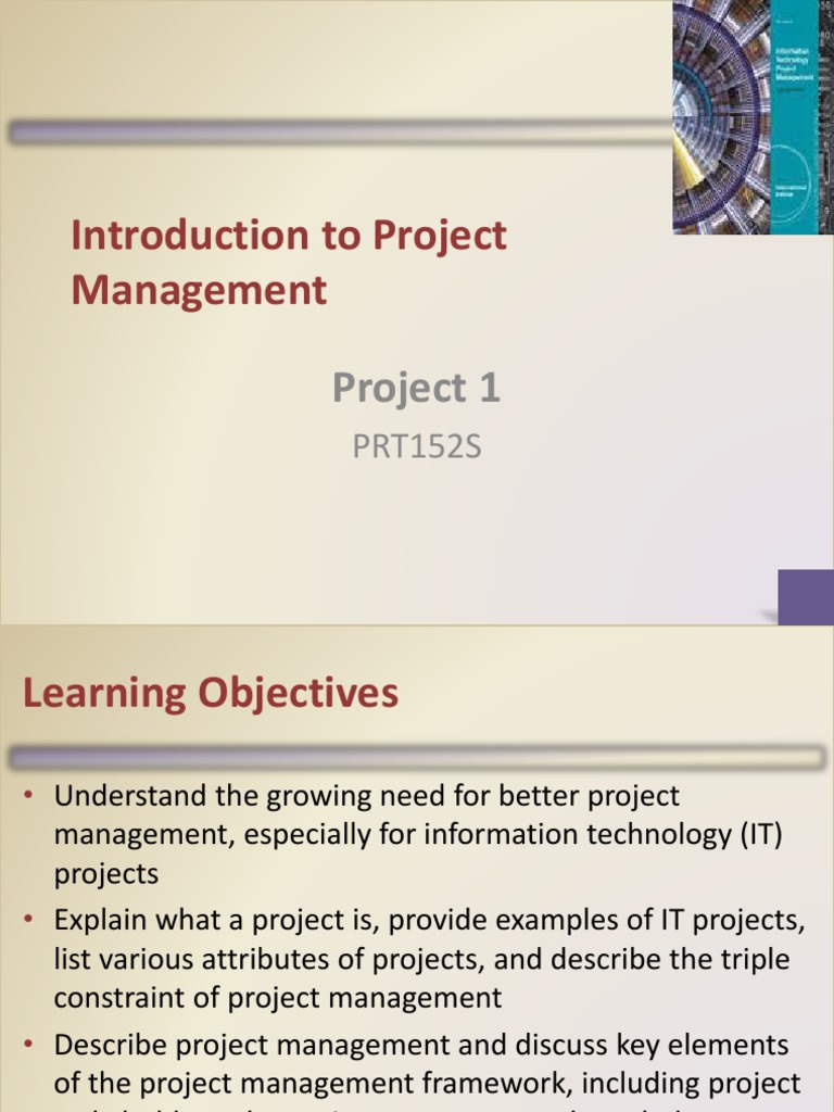 Intro To Project Management
