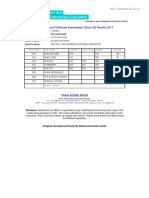 CBSE - Senior School Certificate Examination (Class XII) Results 2017 PDF