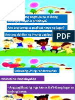 Dahilan NG Pandarayuhan