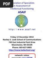 CAIT | PDF | Wechsler Adult Intelligence Scale | Cognition