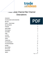 Channel Bar Descriptions