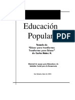 Educación Popular - Triple Diagnostico