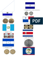 Banderas y Monedas de Centromerica