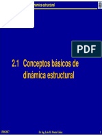 2.1 Conceptos Basicos de Dinamica Estructural