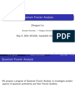 Quantum Fourier Analysis: Zhengwei Liu