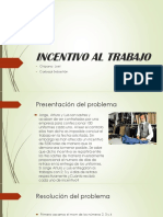 N° 12-Incentivo en El Trabajo I