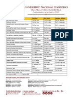 Calendario Académico 2019