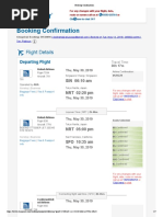 Cheapoair - Booking Confirmation