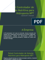 Painel Controlador Hidroponia NFT EC PH Automático