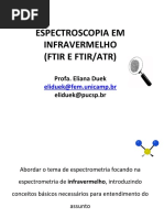 Espectroscopia de Infravermelho IR