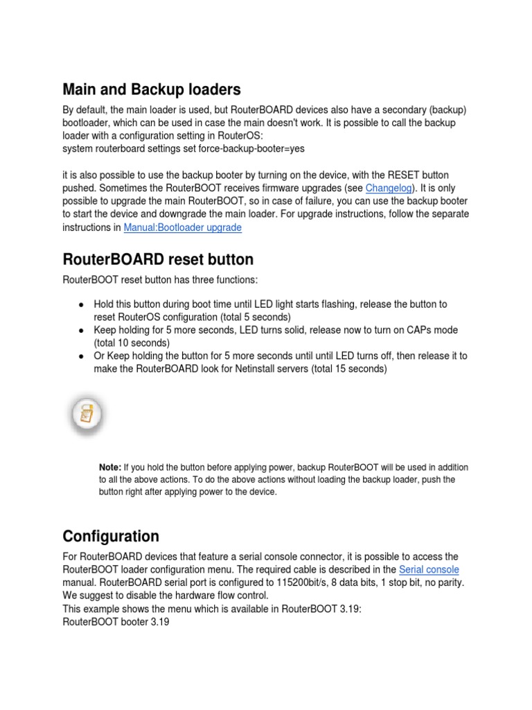 Main and Backup Loaders | PDF | Booting | Flash Memory