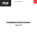 Installation and Authorization Manual