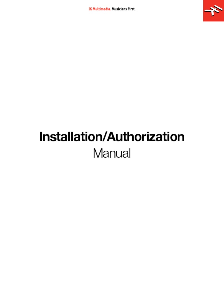 Ik Multimedia Authorization Manager With Amplitube 4