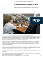 Prefeito Roberto Cláudio Debate Diretrizes Do Programa Fortaleza Digital