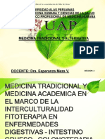 1.1. Medicina Tradicional y Medicina Academica en El Marco de La Interculturalidad Fitoterapia en Enfe